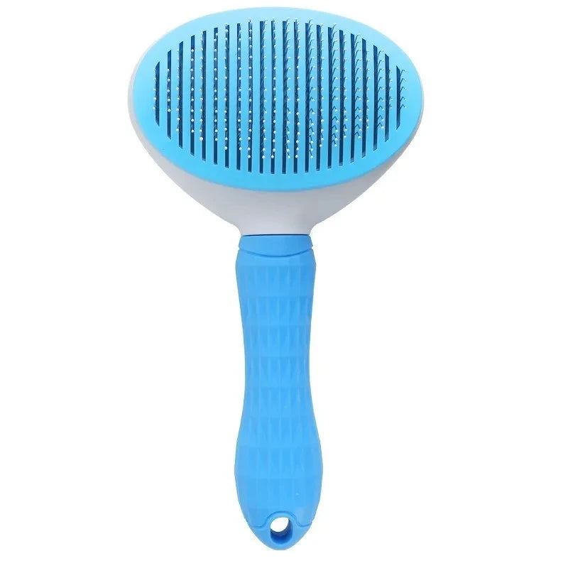 Self-Cleaning Pet Dematting Brush