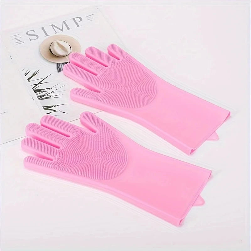 Pet Bath Scrubber Glove