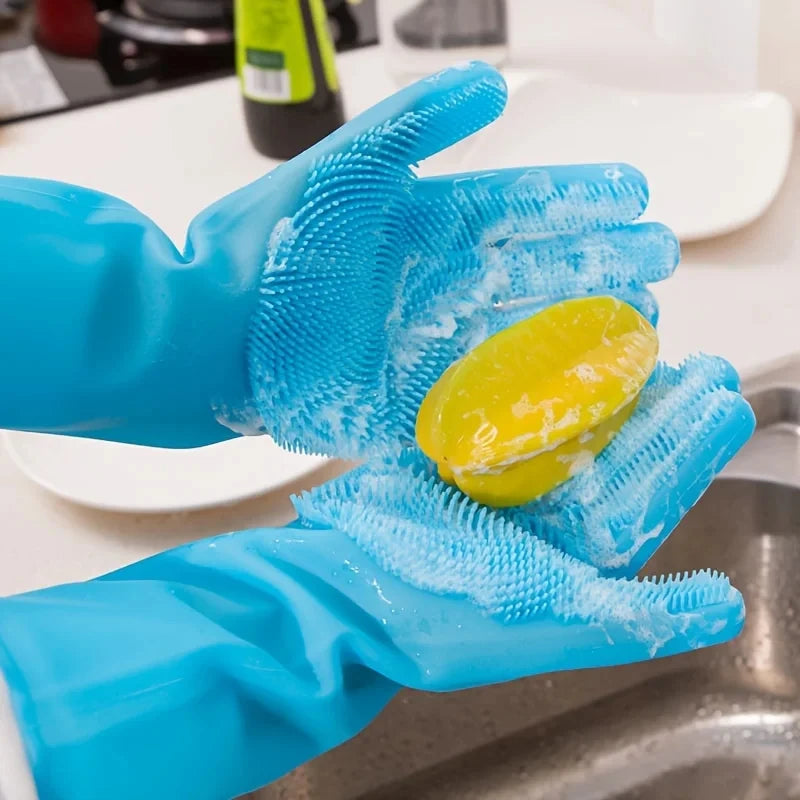 Pet Bath Scrubber Glove